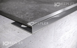 П-ОБРАЗНЫЙ ПРОФИЛЬ ИЗ НЕРЖАВЕЮЩЕЙ СТАЛИ 6 ММ FP 6 Полированный 2,7 м